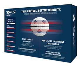 TaylorMade TP5 PIX3.0 ball on green illustrating greenside control