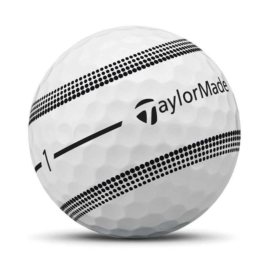 TaylorMade TP5 Stripe speed-wrapped core close-up emphasizes softer feel and quick response.
