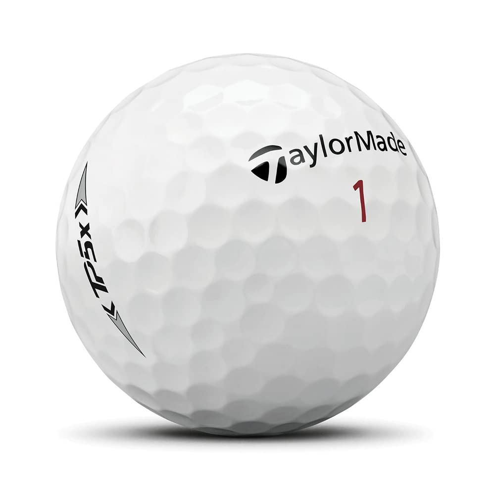 TaylorMade TP5x yellow side shot shows spin control and launch prospects