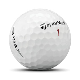 TaylorMade TP5x yellow side shot shows spin control and launch prospects