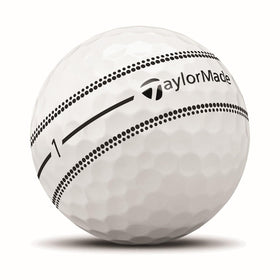 TaylorMade TP5x 360° ClearPath alignment detail supports precise setup and aim.
