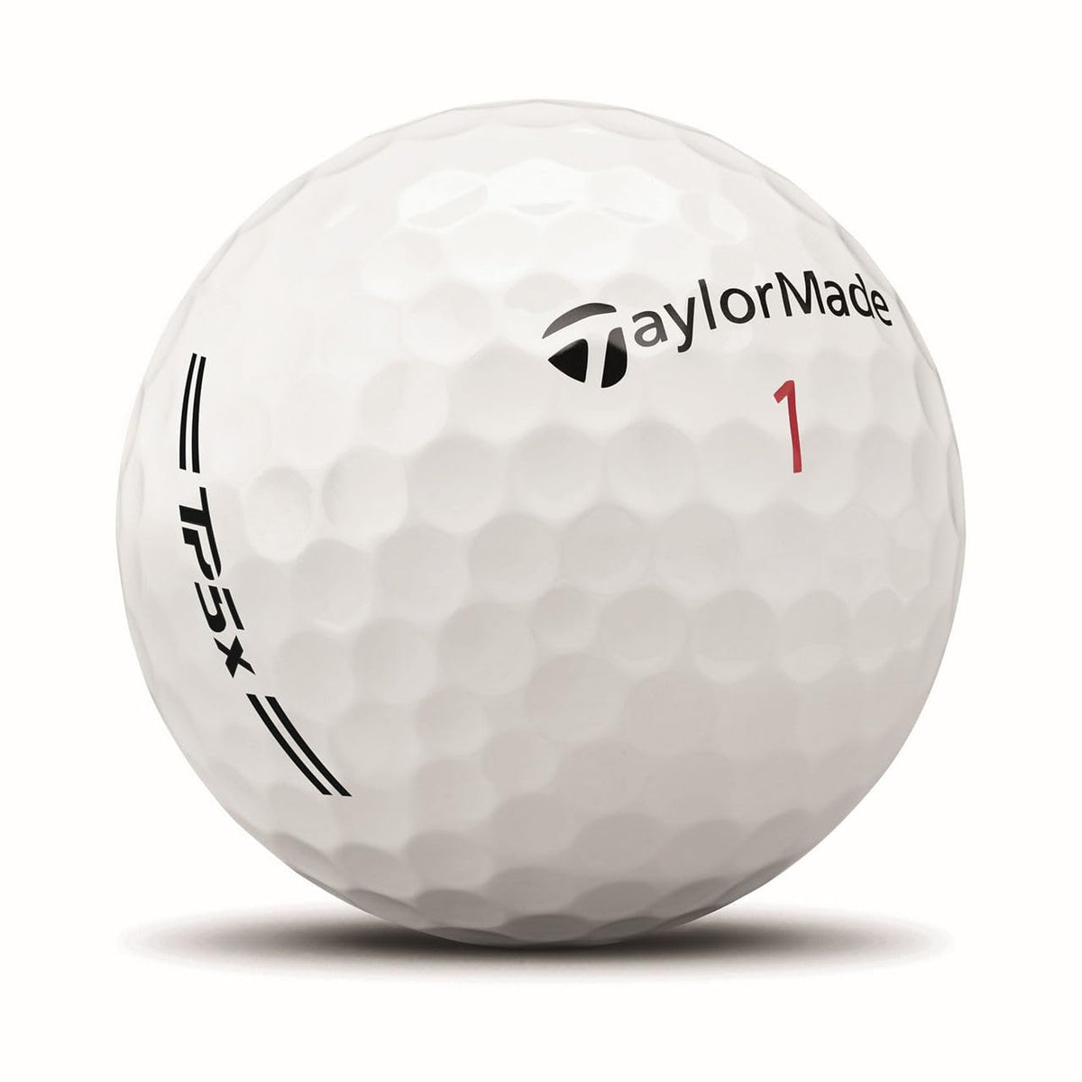 TaylorMade TP5x microcoating detail shows precise paint for improved aerodynamics.