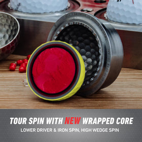TaylorMade TP5x speed wrap core highlights softer feel