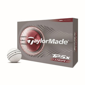 TaylorMade TP5x Stripe pattern detail aiding alignment and focus for accuracy on the green.
