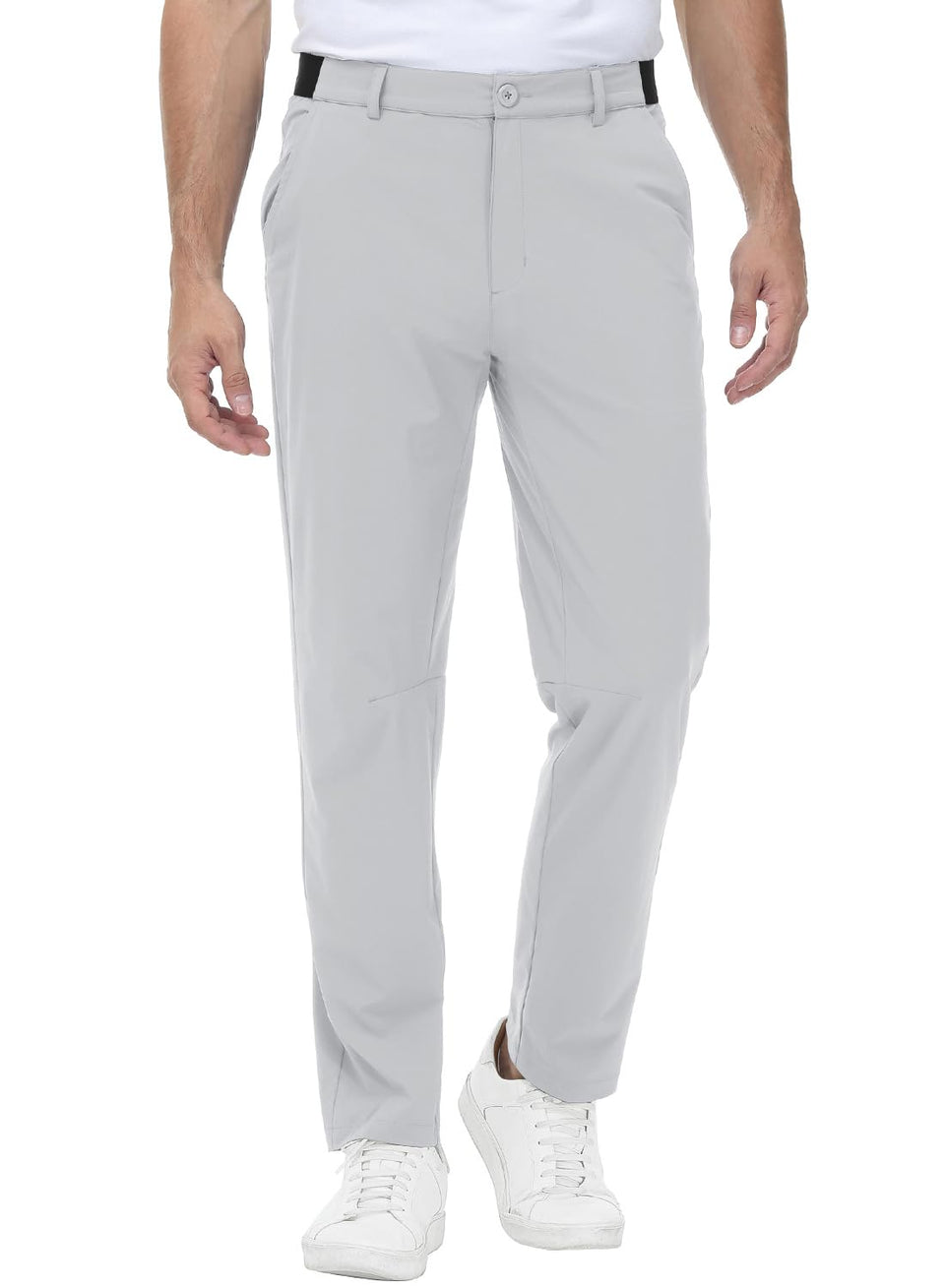 TBMPOY men's stretch golf pants with quick-dry fabric for cooling comfort