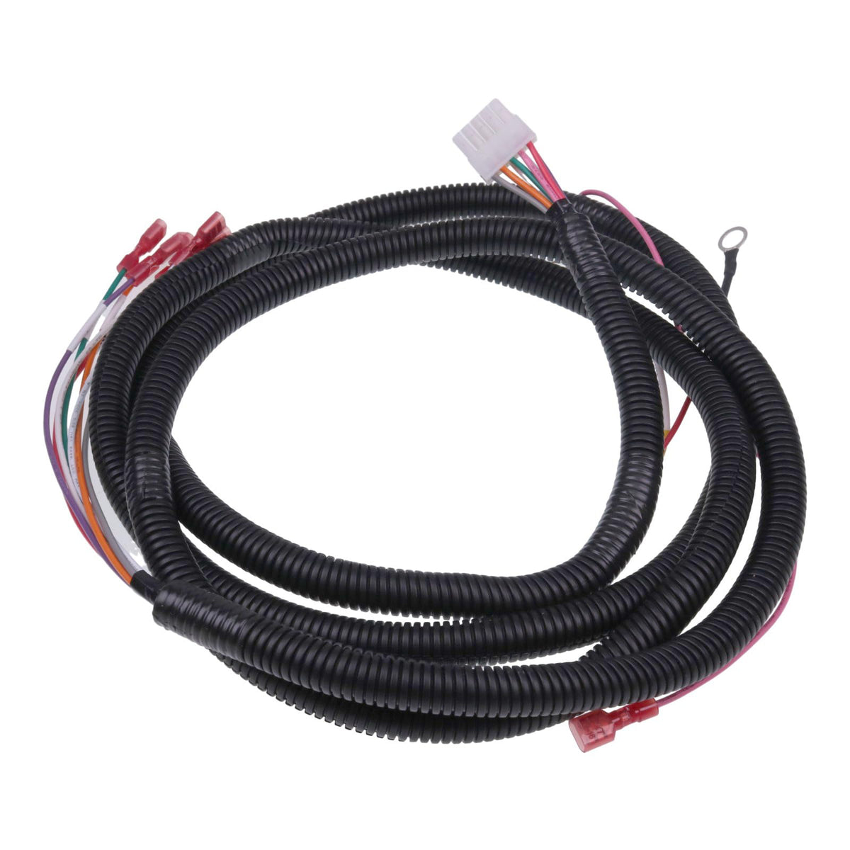 TCINDRR harness connectors close-up shows precise fit for 36V/48V systems.