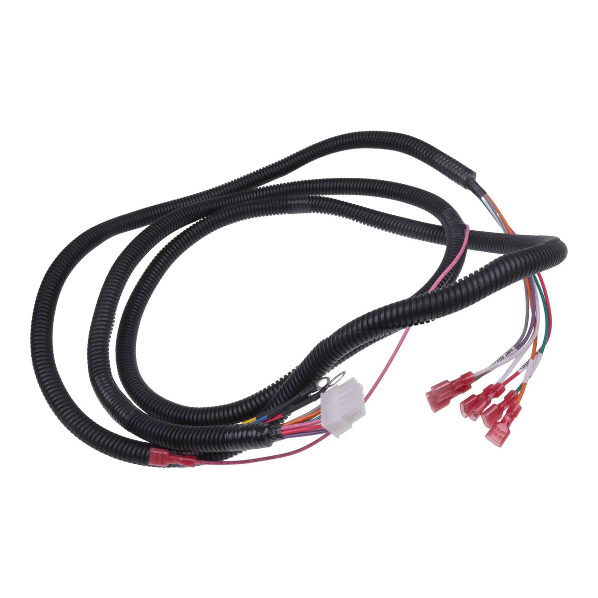 TCINDRR harness side view demonstrates compact under-dash installation.