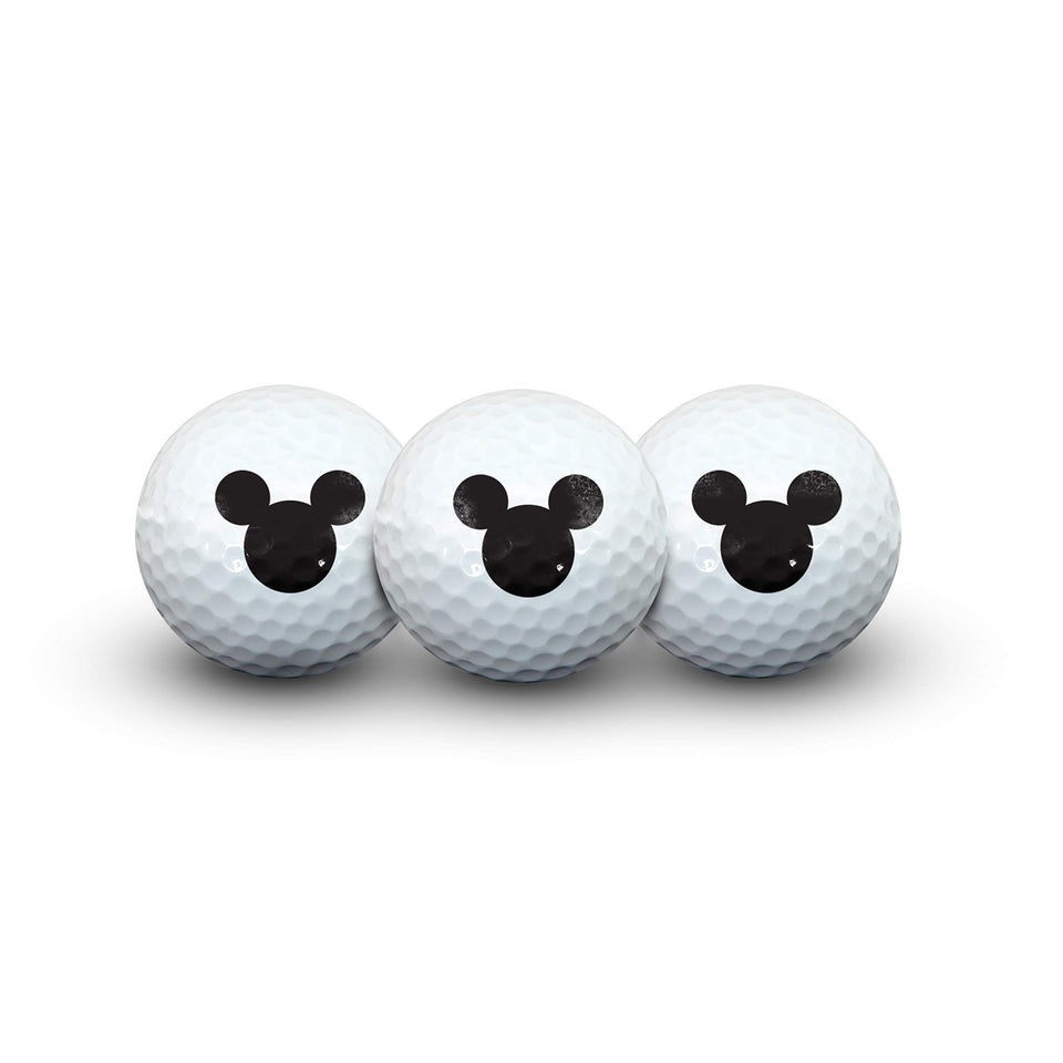 Team Effort Disney Mickey Mouse golf ball pack 3 for practice and on-course fun