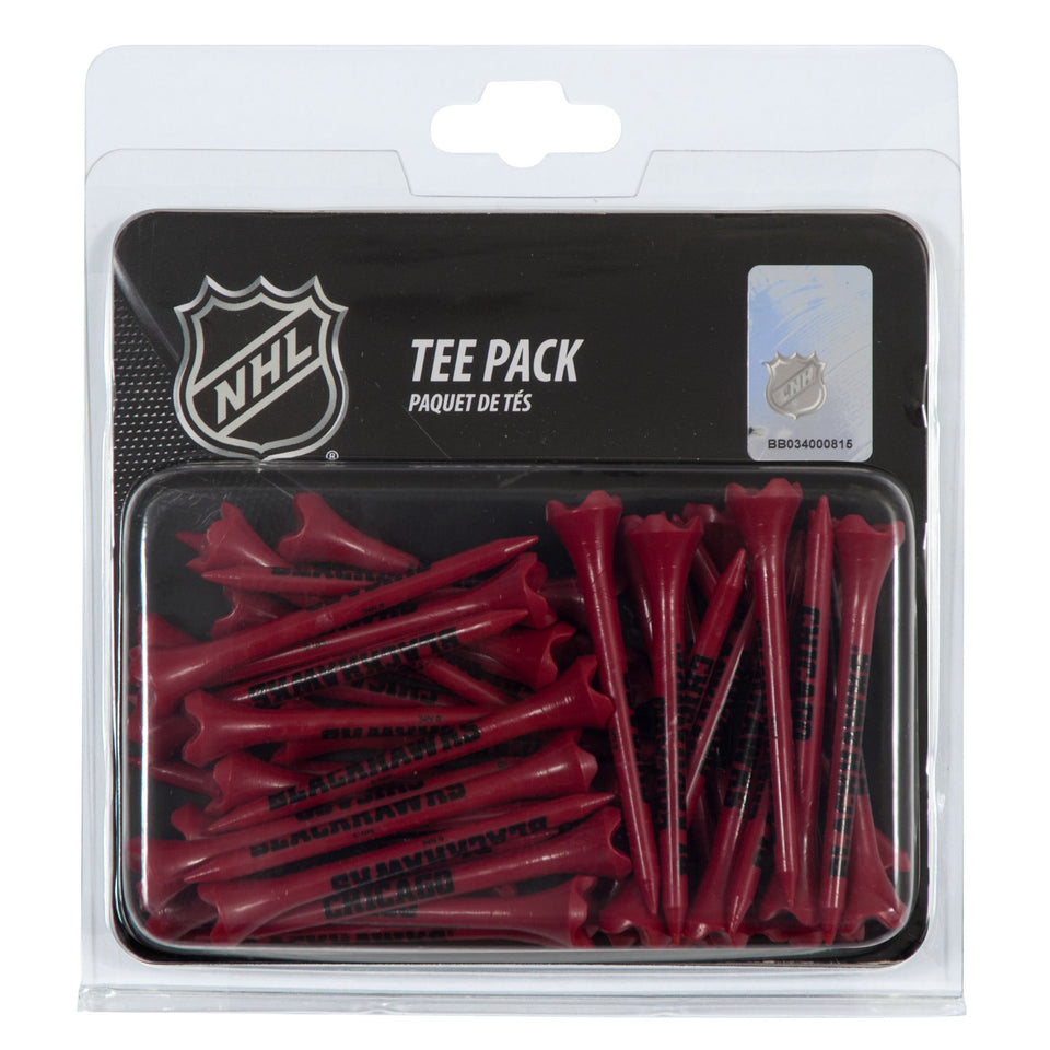 Team Effort NHL Chicago Blackhawks Tee Pack close-up showing vibrant colors for game day outfits
