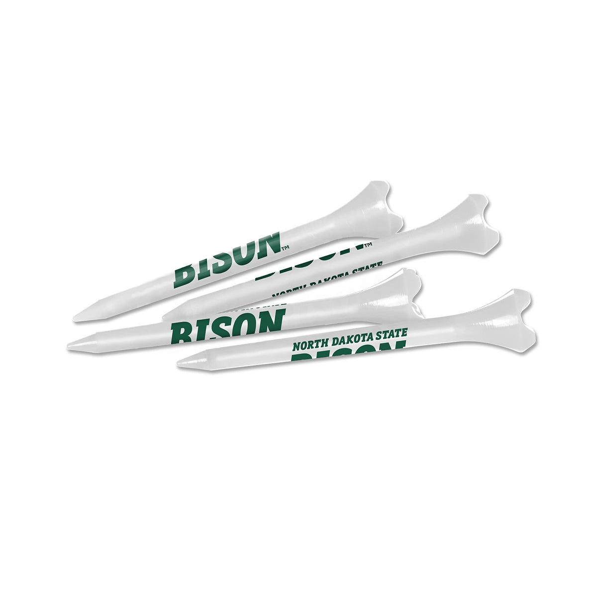 Team Effort North Dakota State Bison Tee Pack—40 white tees for on-course play and team pride.