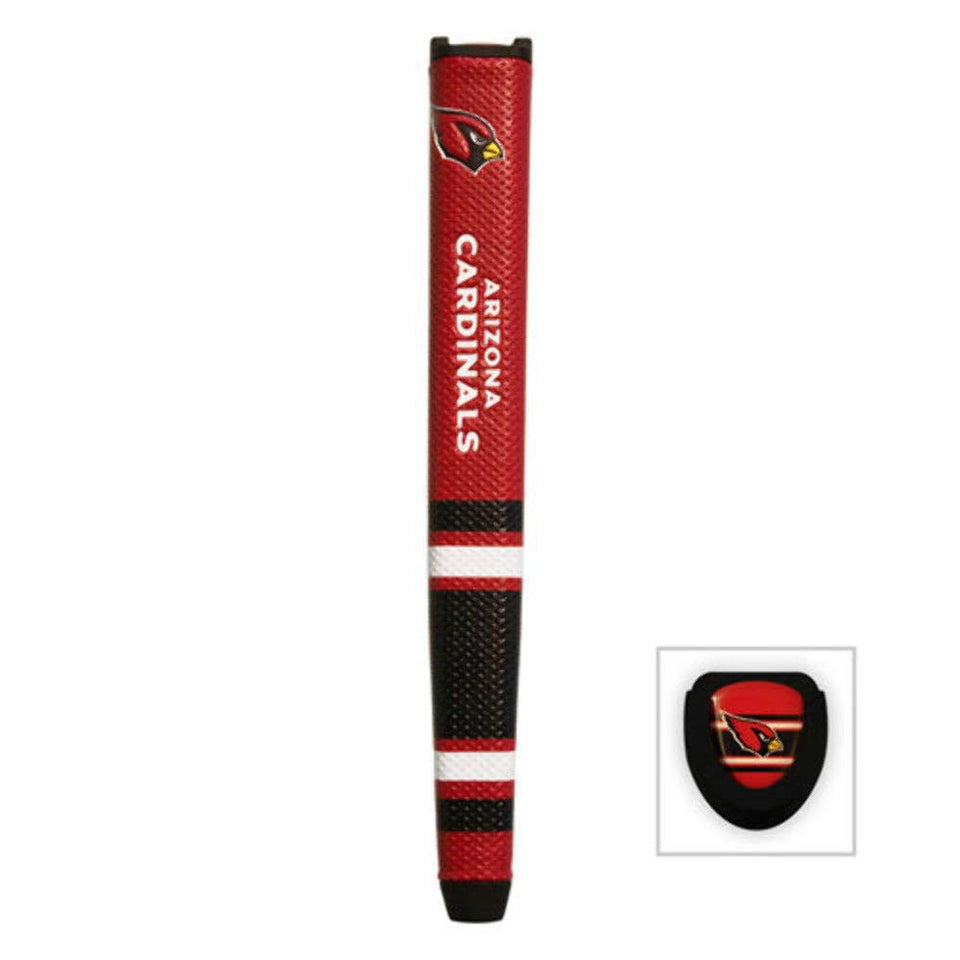Team Golf Arizona Cardinals putter grip with jumbo pistol shape for smooth, controlled putting.