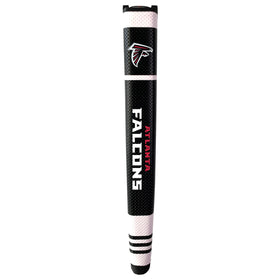 Team Golf Atlanta Falcons putter grip with multicolor finish offering a smooth feel on the green.