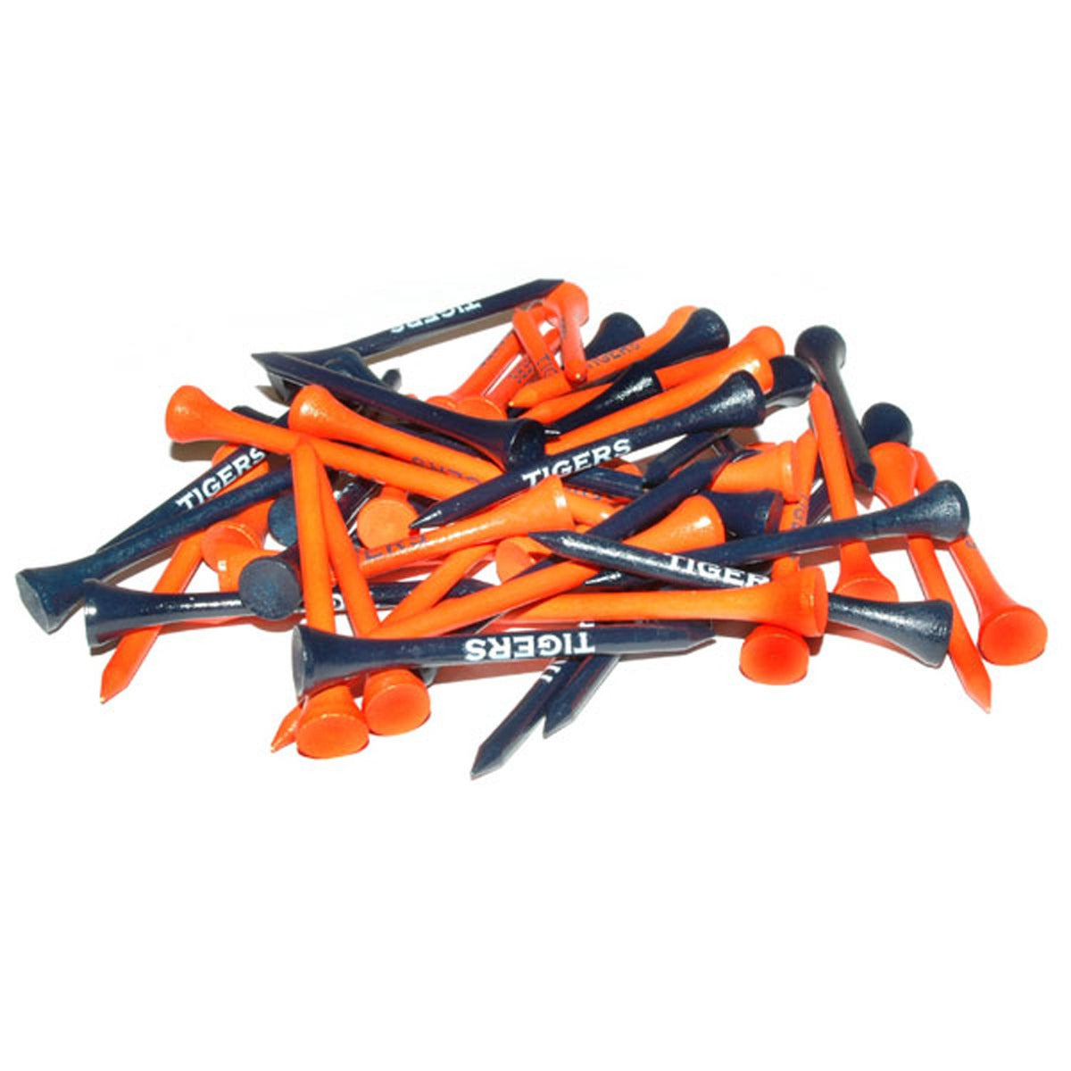 Team Golf Auburn Tigers 50-pack tees for consistent drives and team pride.