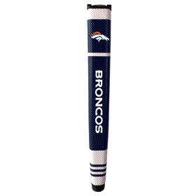 Team Golf Denver Broncos putter grip with logo and polyurethane surface for a comfortable grip