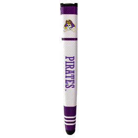 Team Golf East Carolina putter grip multicolor for smooth, controlled putting.
