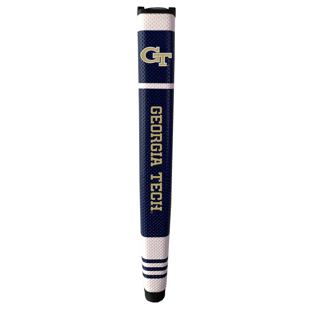 Team Golf Georgia Tech Yellow Jackets putter grip on the green, enhanced control and team branding.