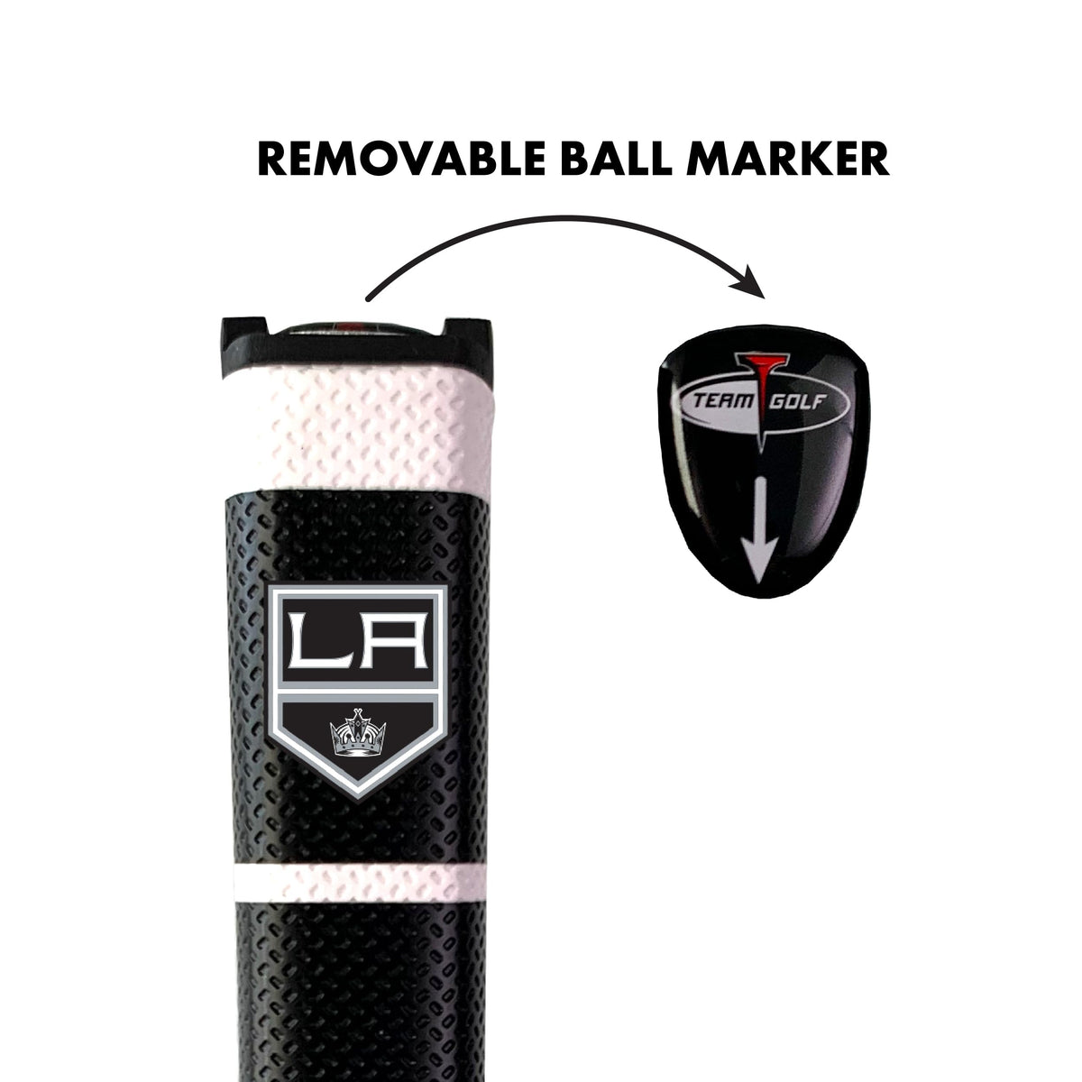 Team Golf NHL Los Angeles Kings grip with magnetic gel top marker for quick marking