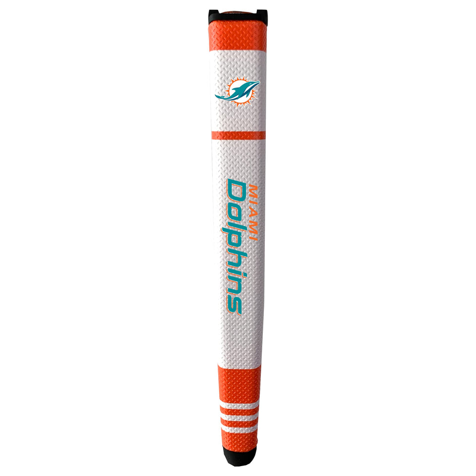 Team Golf Miami Dolphins multi-colored putter grip designed for a confident swing on the green