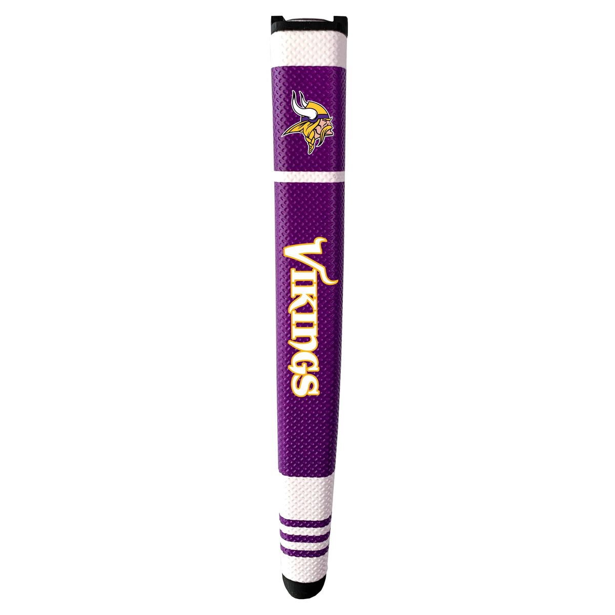 Team Golf Minnesota Vikings putter grip offers comfortable control on the green.