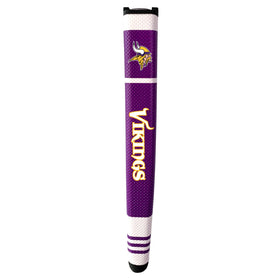 Team Golf Minnesota Vikings putter grip offers comfortable control on the green.