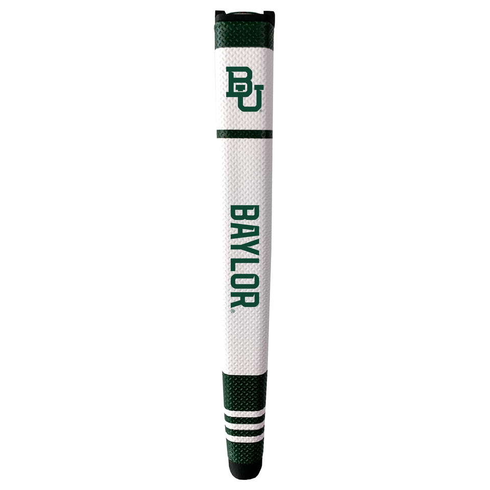 Team Golf NCAA Baylor putter grip with multi-colored top for easier, controlled putting