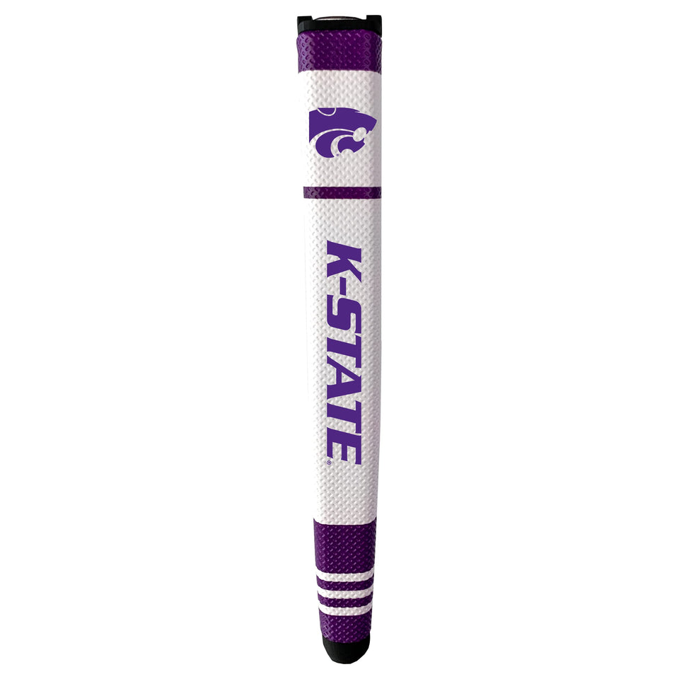 Team Golf NCAA Kansas State putter grip in multi-colored finish for easy control.