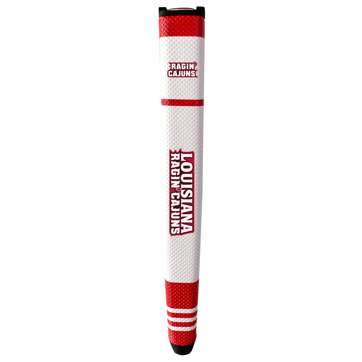 Team Golf NCAA Louisiana-Lafayette putter grip with multicolor finish and soft polyurethane texture.