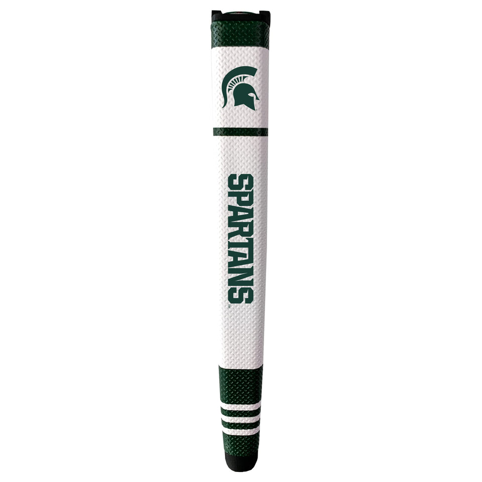 Team Golf NCAA Michigan State putter grip multicolor for better feel and control.