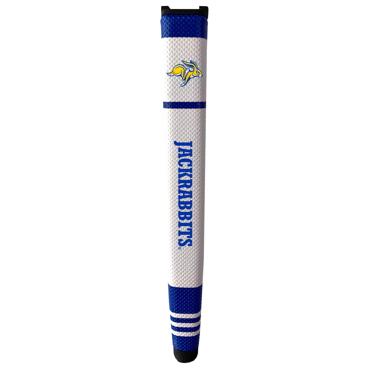 Team Golf NCAA South Dakota St putter grip with multi colors for better control.