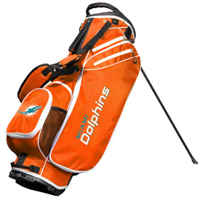 Team Golf NFL Birdie Stand bag front view with logo and pockets.