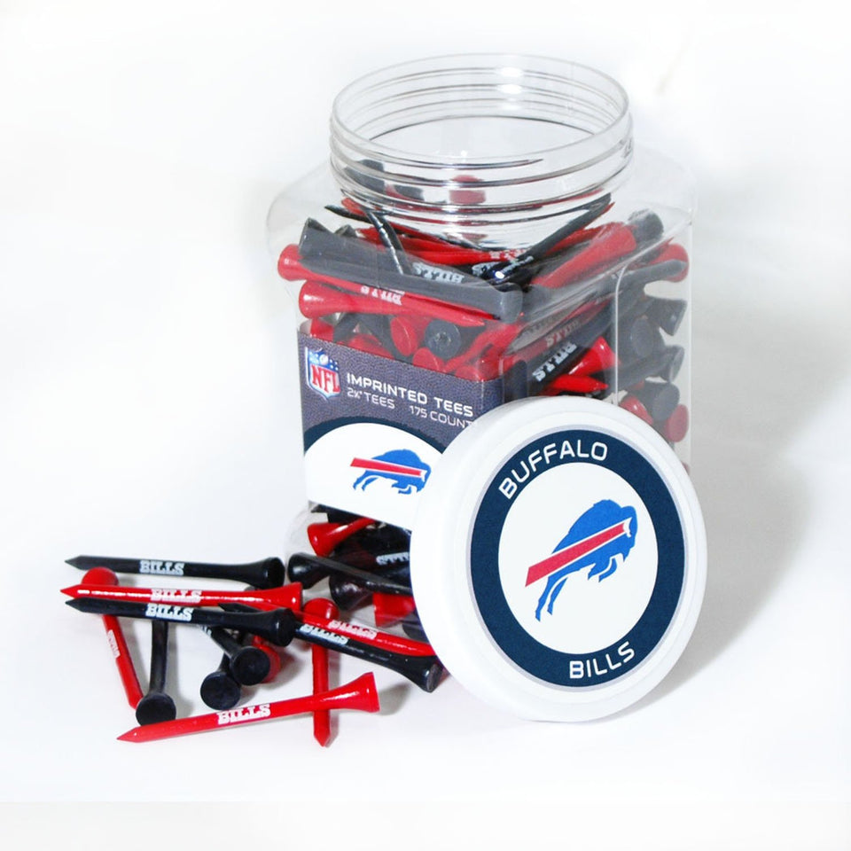 Team Golf Buffalo Bills tees jar for on-course use and team spirit