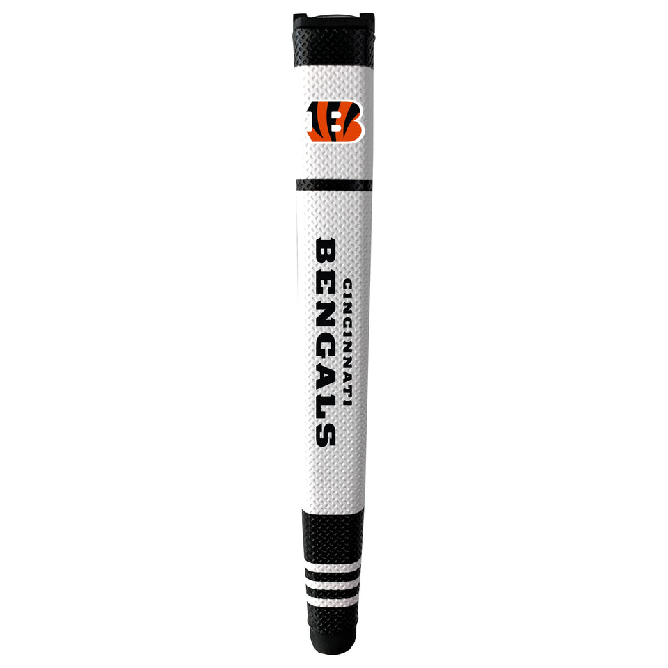 Team Golf Cincinnati Bengals putter grip with removable ball marker for easy alignment