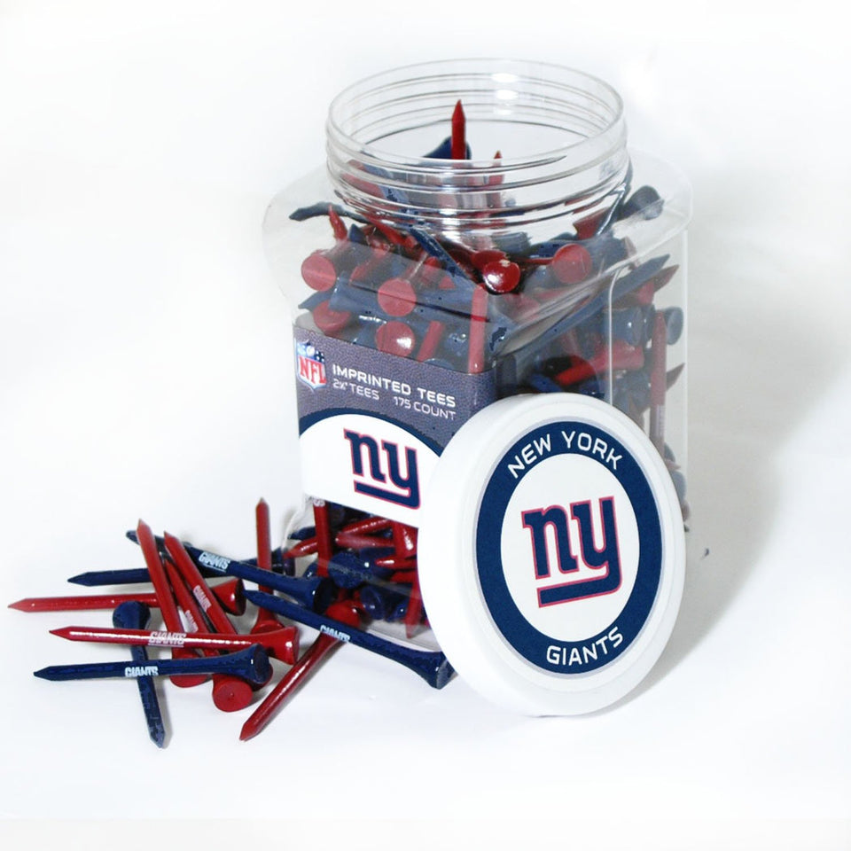 Team Golf Giants jar of 175 tees for quick on-course setup.