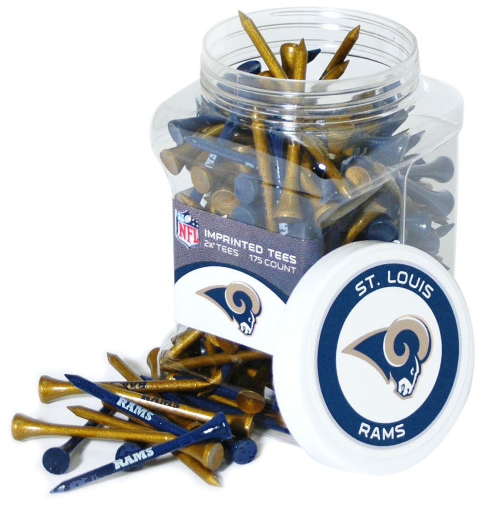Team Golf NFL Los Angeles Rams jar of 175 tees for quick rounds and practice