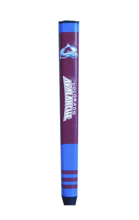 Team Golf NHL Colorado Avalanche putter grip with soft polyurethane surface for precise control.