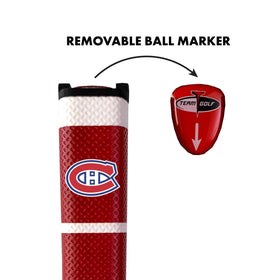 Team Golf Montreal Canadiens removable gel top ball marker with magnet for quick placement