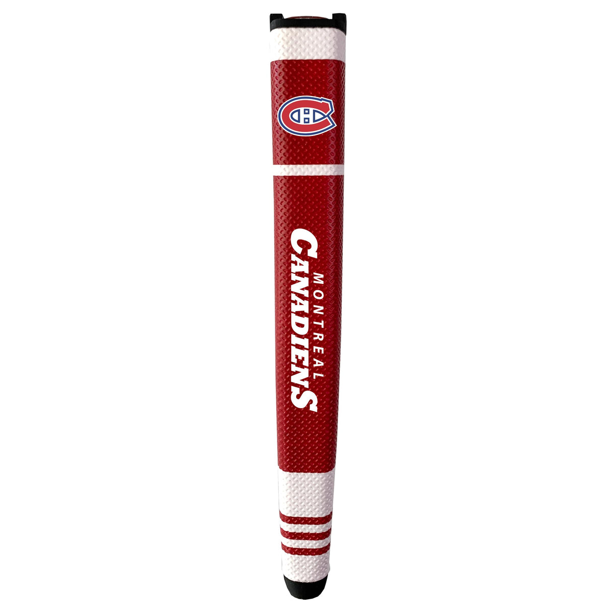 Team Golf Montreal Canadiens putter grip with wide soft polyurethane surface for comfortable control on greens