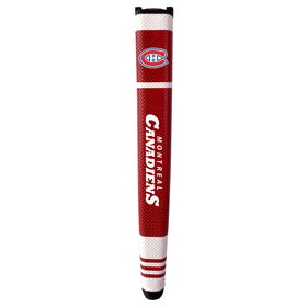 Team Golf Montreal Canadiens putter grip with wide soft polyurethane surface for comfortable control on greens