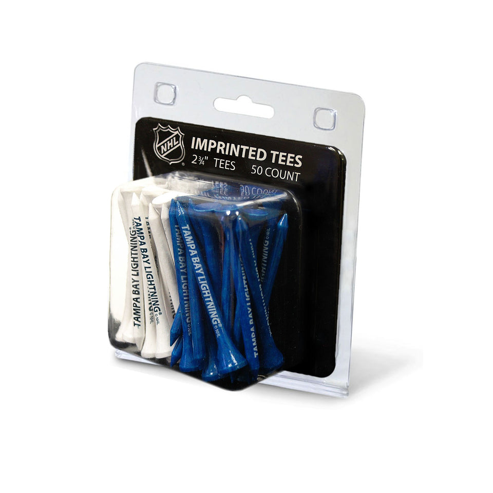 Team Golf NHL Tampa Bay Lightning 50-pack tees for consistent tee height and team pride.