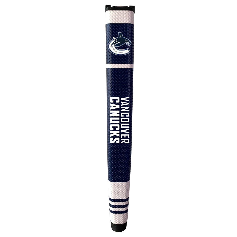 Team Golf NHL Vancouver Canucks putter grip with logo for confident greenside alignment.