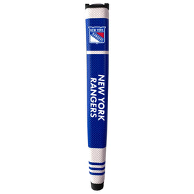 Team Golf NY Rangers putter grip with removable gel top marker for quick logo placement