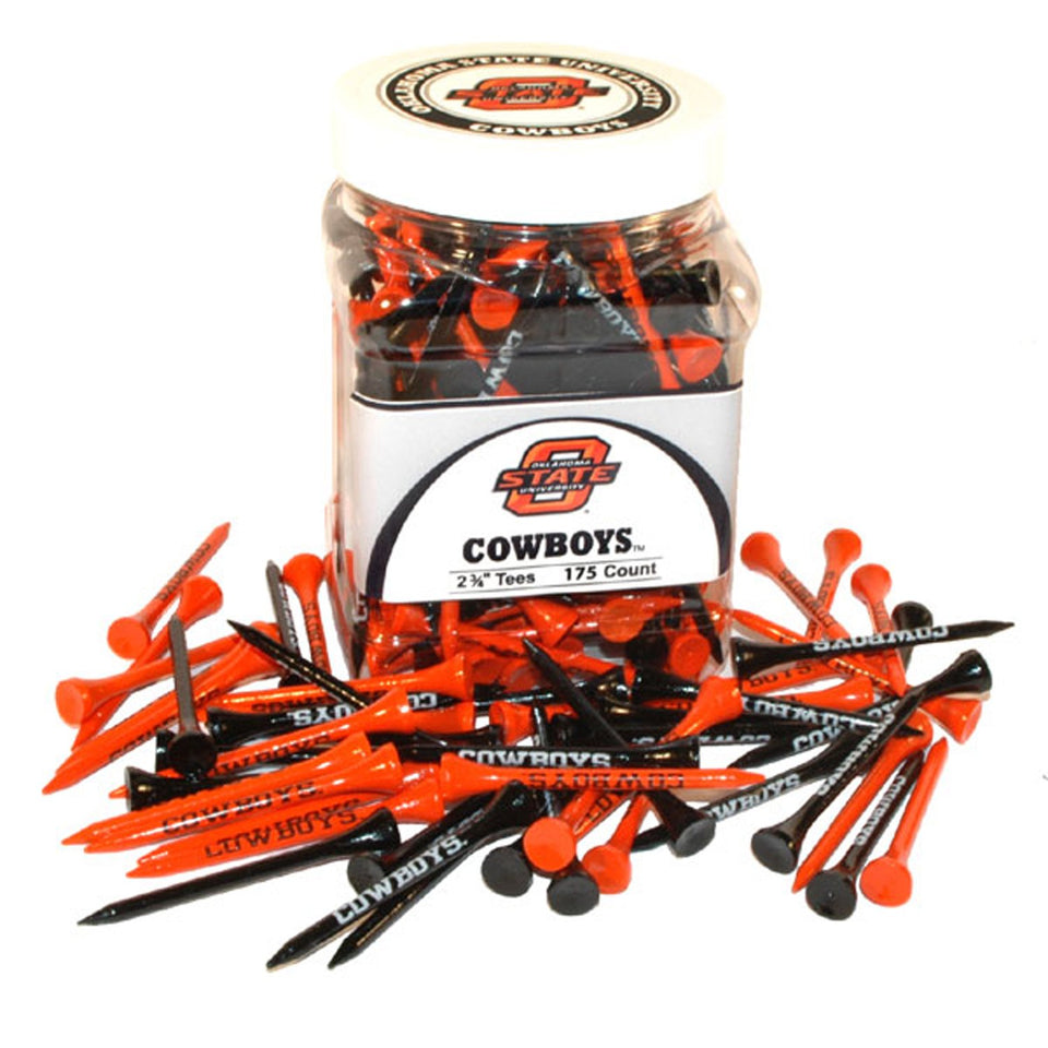 Team Golf Oklahoma State Cowboys 175-tee jar ready for range practice