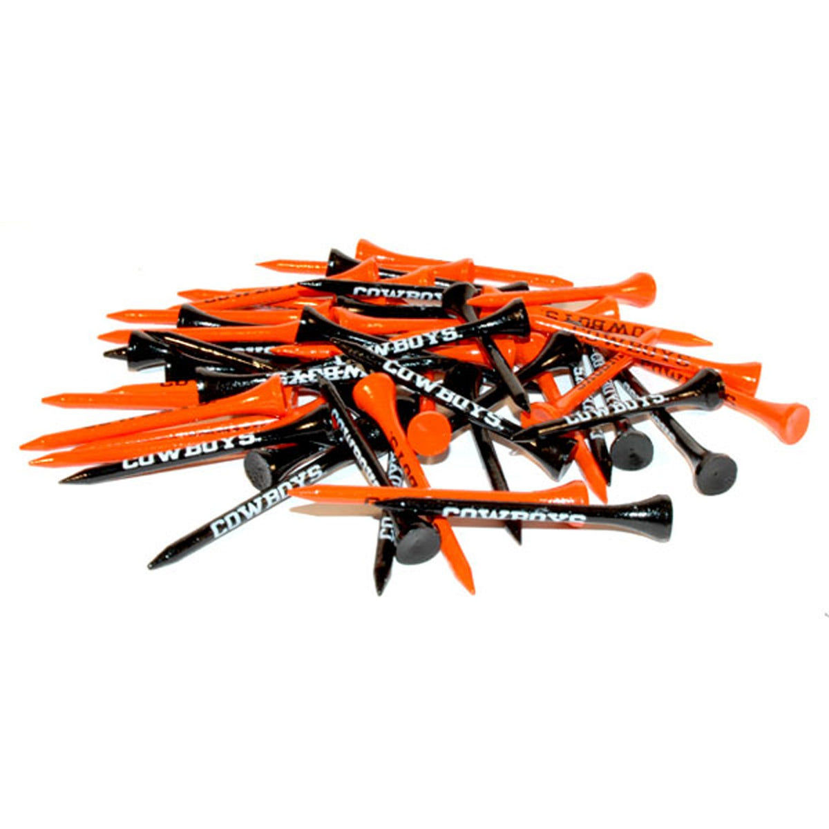 Team Golf Oklahoma State Cowboys tees pack boosts team spirit and consistent tee height.