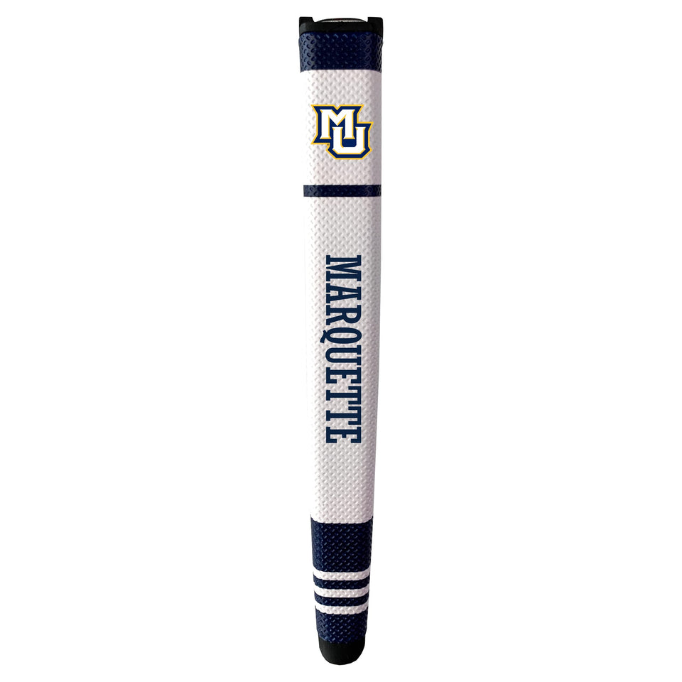Team Golf NCAA putter grip with multi-colored ball marker for quick alignment.
