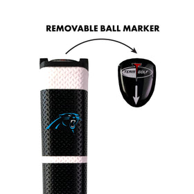 Team Golf removable gel top ball marker with Panthers logo and magnetic attachment