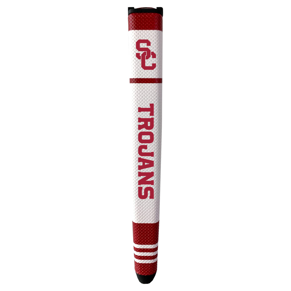 Team Golf NCAA Southern California putter grip with multi-colored, soft polyurethane surface.