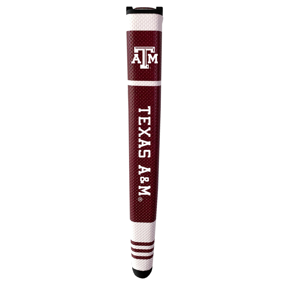 Team Golf Syracuse Orange putter grip with jumbo pistol shape for stable control on greens.