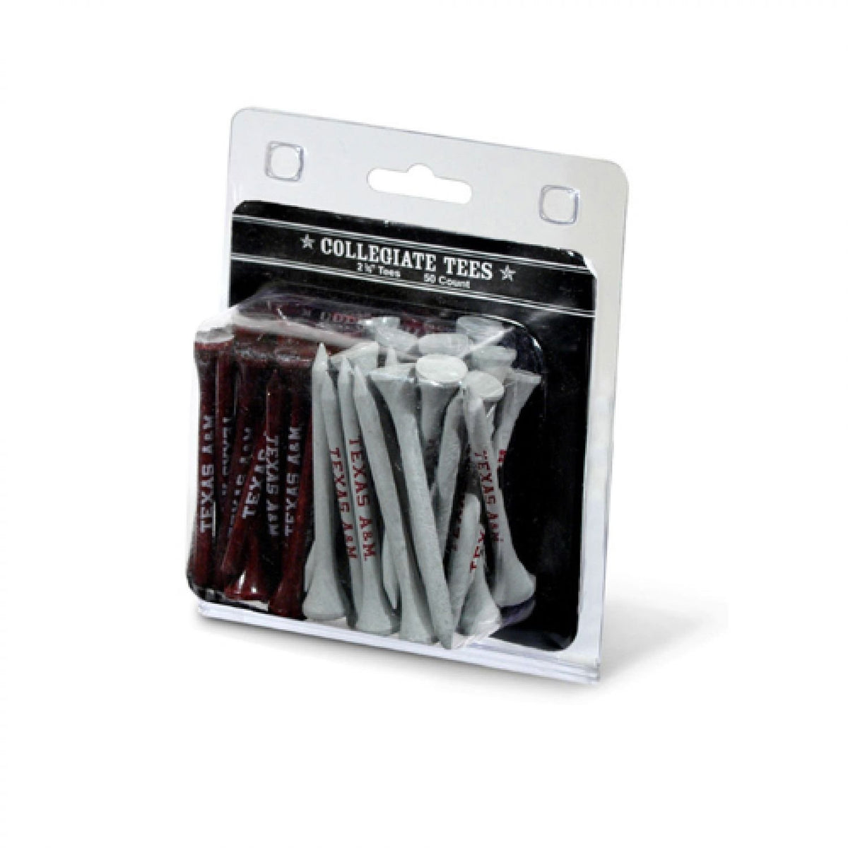 Team Golf Texas A&amp;M Aggies tees 50-pack for easy on-course teeing and team spirit