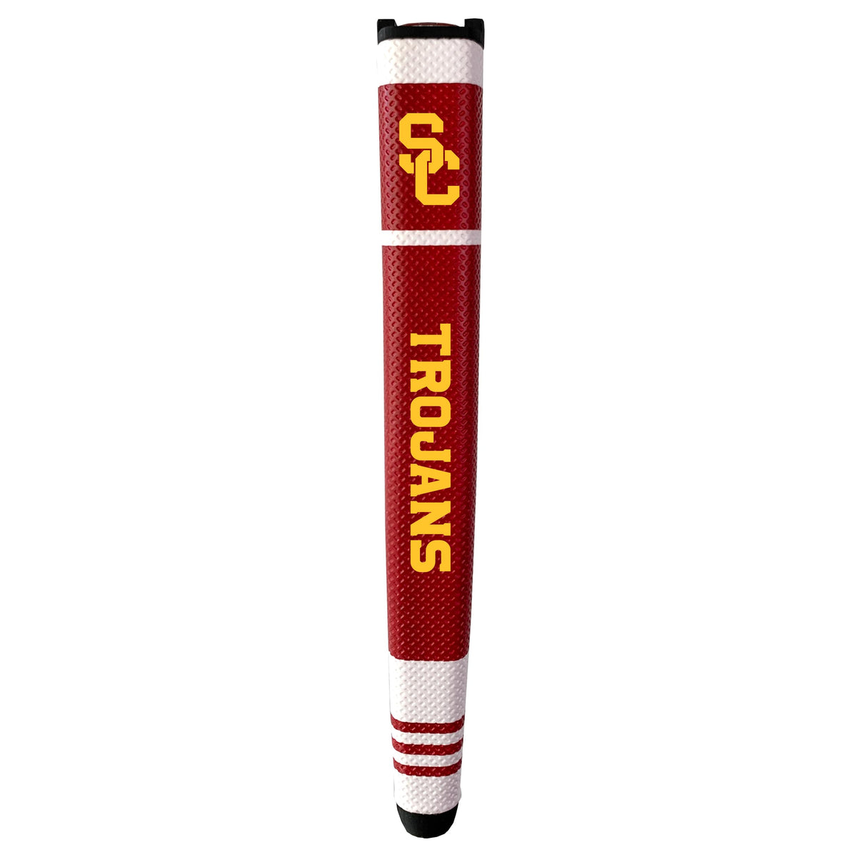 Team Golf USC Trojans putter grip with gel marker for quick alignment on the green.