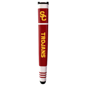 Team Golf USC Trojans putter grip with gel marker for quick alignment on the green.